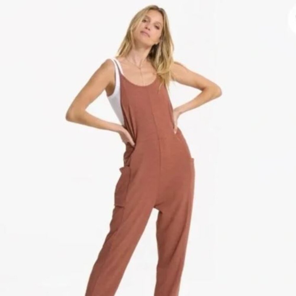 Vuori Breezy Jumpsuit Copper Heather NWT